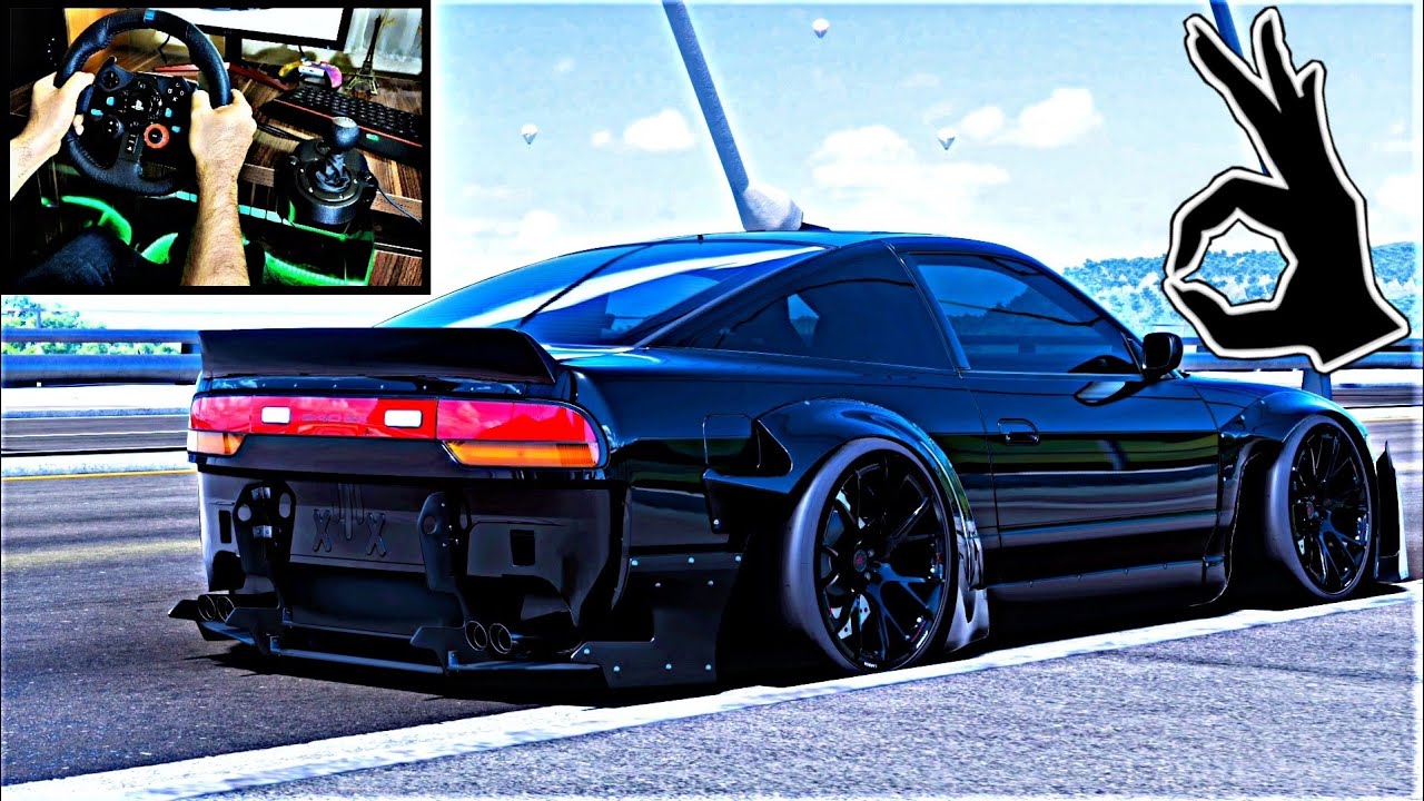 1993 Nissan 240sx Rocket Bunny Widebody Kits - Forza Horizon 5 | Logitech g29 + shifter Gameplay