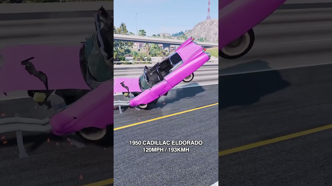 Транспорт 1920VS2020 врезаться в преграду на дороге🚨🚗🛻🚧✅