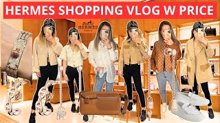 HERMES SHOPPING VLOG W PRICE | Hermes fine jewelry, ready to wear etc | Hermes shopping
