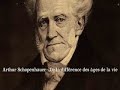 Arthur Schopenhauer - De la différence des âges de la vie