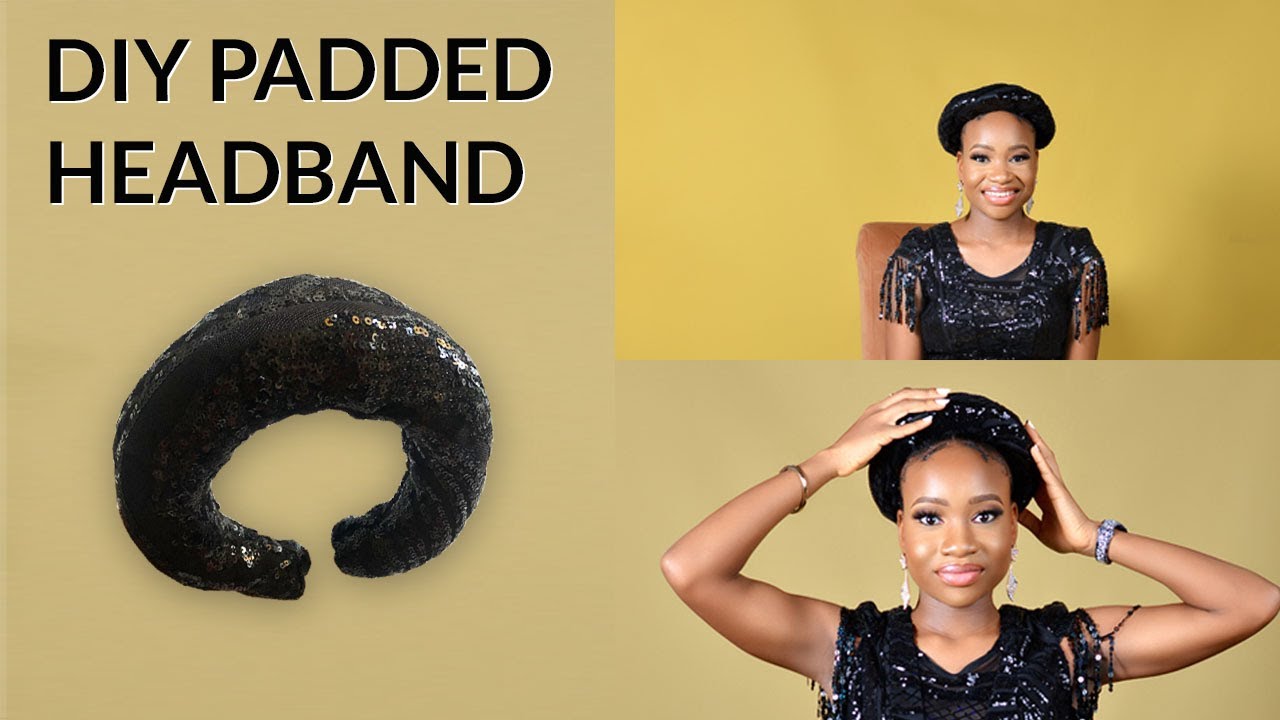 DIY How to make Padded Headband DIY Padded Headband DIY Padded