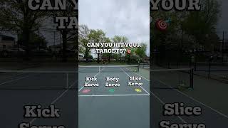 Tennis Serve Target Practice 🎾🎯 #tennis #tennisserve