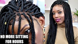 SIS  CANT BOX BRAID?THIS BOX BRAIDS WIG WILL CHANGE YOUR LIFE|NEAT & SLEEK