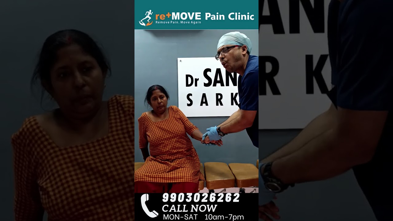 Замороженное плечо левой руки &mdash; до и после