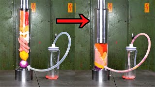 150 Ton Hydraulic Smoothie Press | Best Kitchen Gadget Ever!