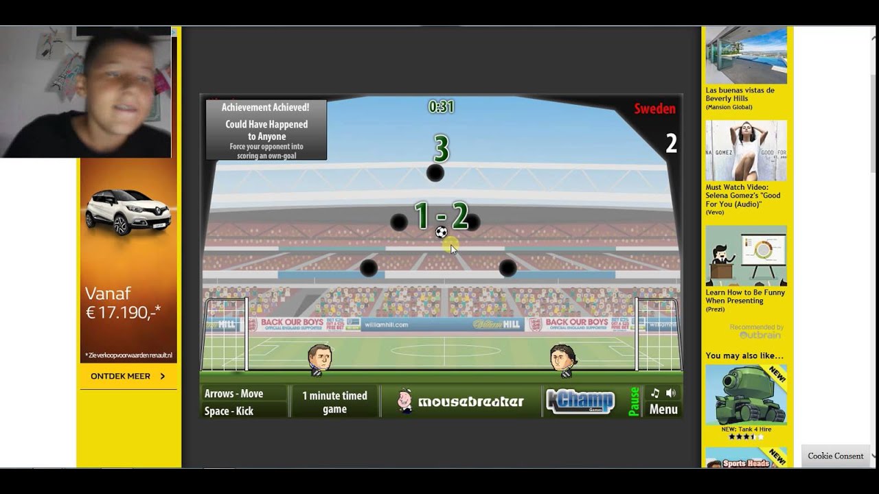 Sports head football european edition 2 YouTube