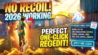 Free Fire PC NO RECOIL Regedit | 2026 Working Settings ( ONE Click Setup )