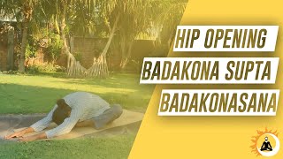 HIP OPENING - BADAKONA & SUPTA BADAKONASANA  []  www.21stCentury.Yoga ~ Manish Pole Meditation Pose Siddhasana Adept S Pose Www 21stcentury Yoga Manish Pole