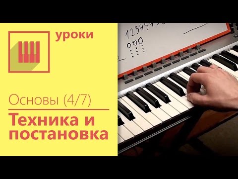 ✅🎹ОСНОВЫ ФОРТЕПИАНО (4/7) - ТЕХНИКА И ПОСТАНОВКА