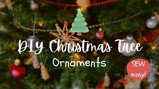 LIVE! DIY Christmas Tree Ornaments - SEW easy!