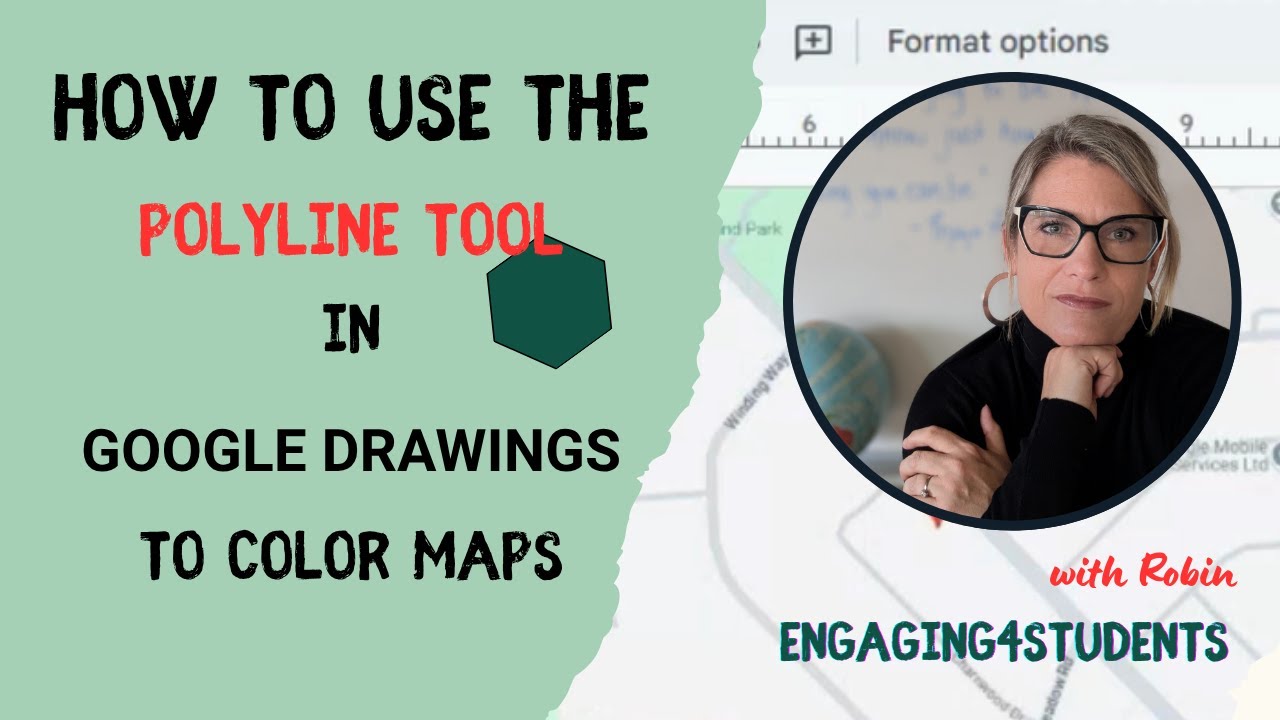 Use the Google Drawings Polyline Tool for Maps