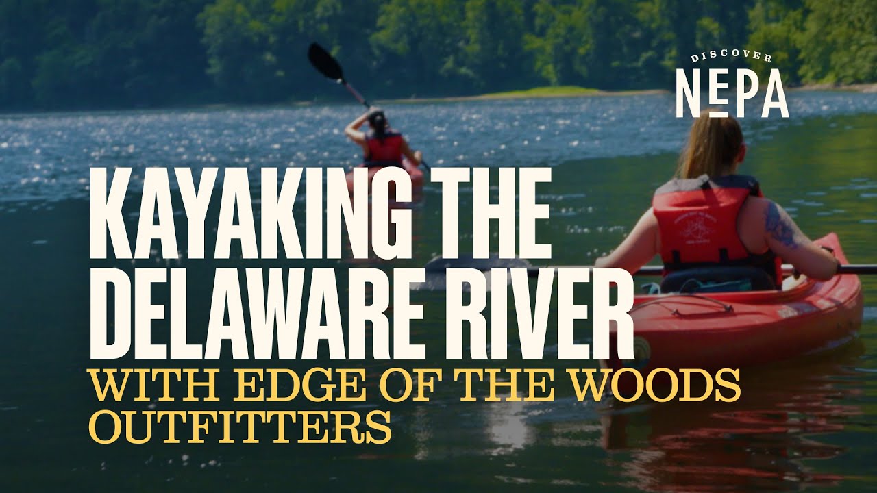 Kayaking the Delaware River with Edge of the Woods Outfitters | Delaware Water Gap, PA