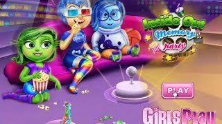 Baby Hazel Games - Inside Out Memory Party