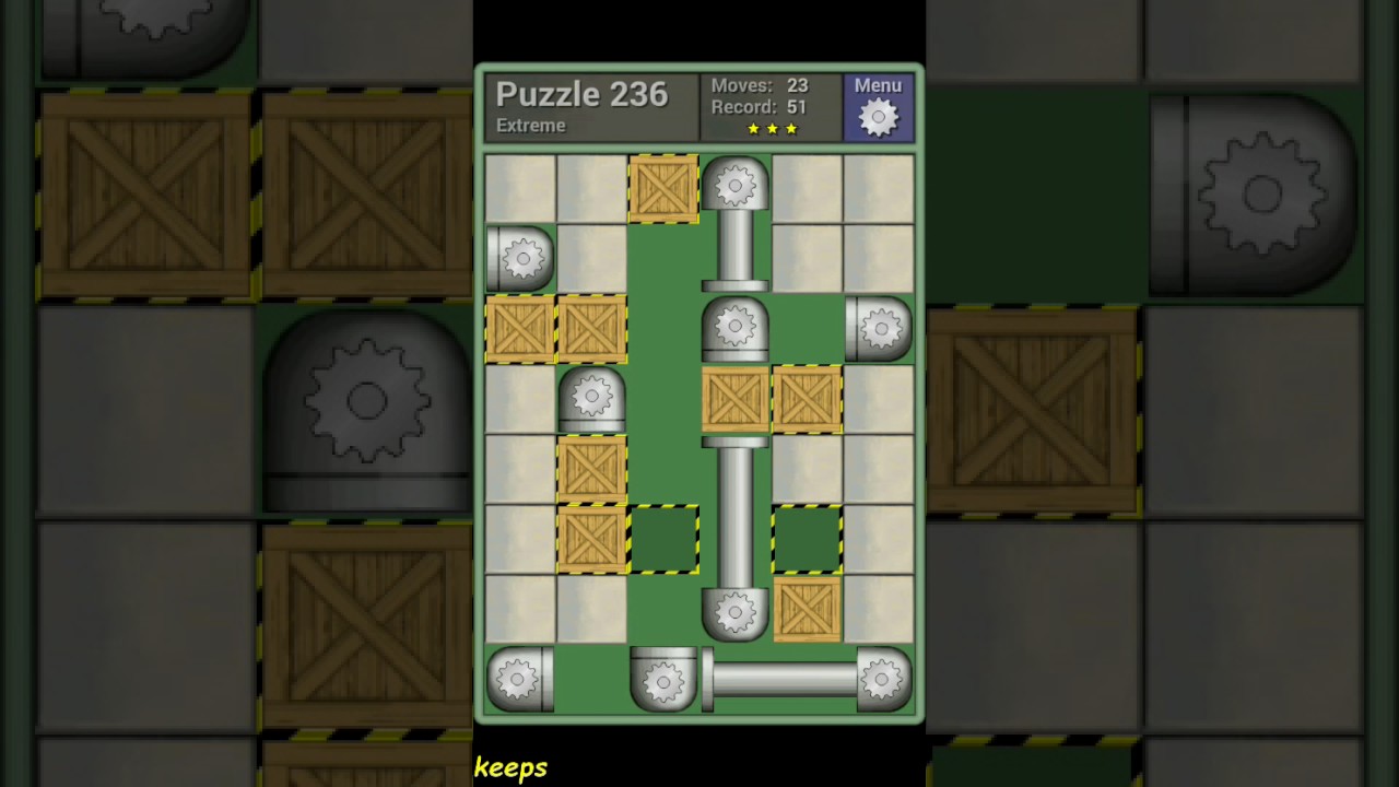 Pushing Machine (Extreme) Level Puzzle 236 - Perfect Solution