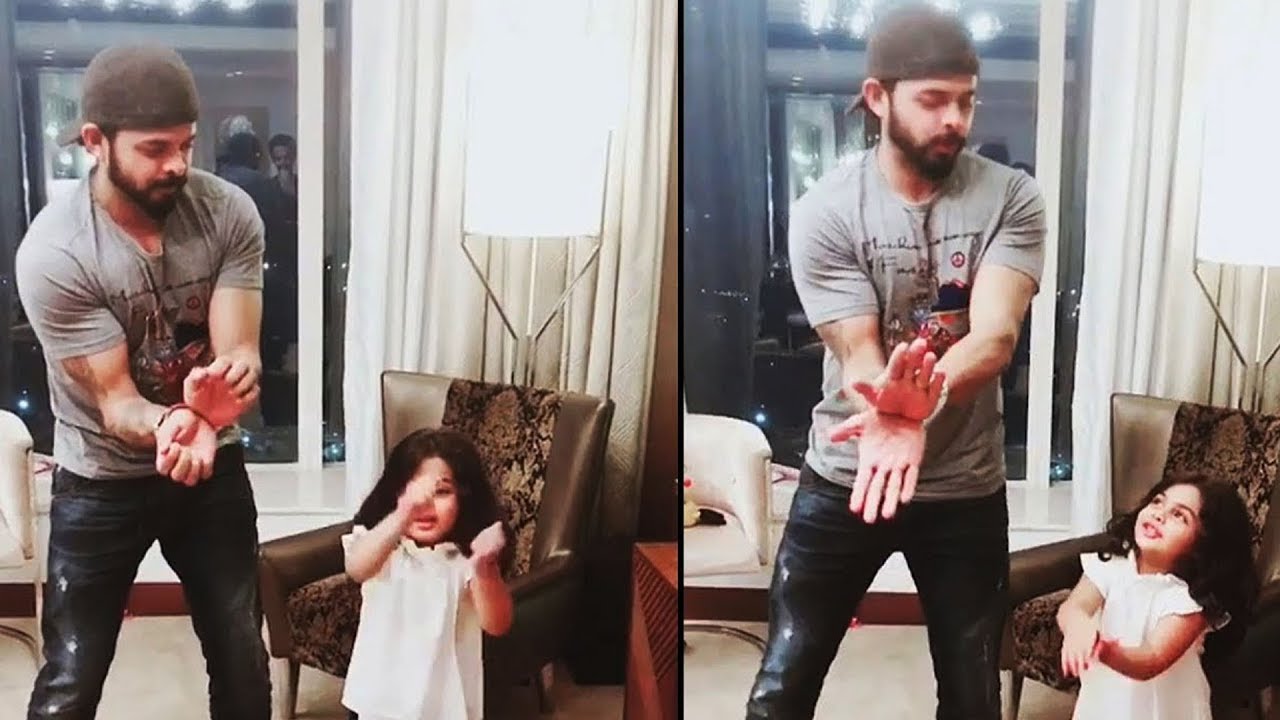 Video - Sreesanth Dances With Cute Daughter Sanvika | Bigg Boss 12
