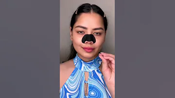 Have your tried nose strips?😍 #nosestrips #blackheads #whiteheads #blackheadsremoval