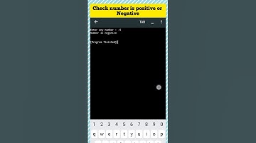How to check whether a number is positive or negative | C++ code example #shorts