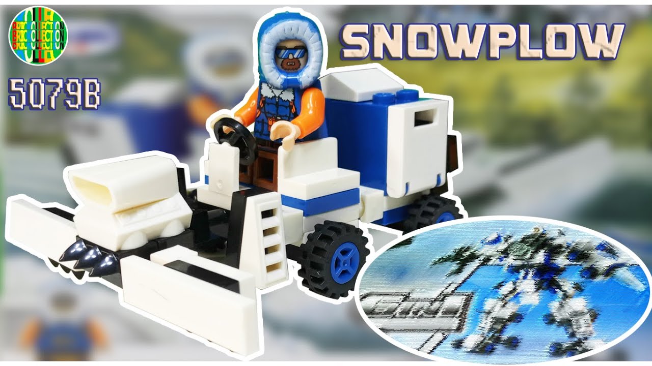 5079B Snowplow & Minifigure - Snow Rescue Combiner Mech