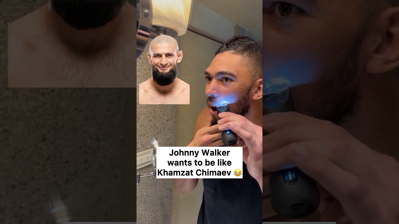 Johnny Walker wants to be like Khamzat 😂