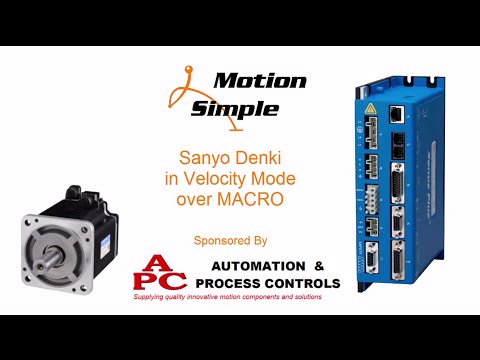 Motion Mondays:  Sanyo Denki Motor in Velocity Mode