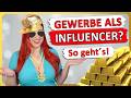 Influencer werden 🤑 SO kompliziert ist es WIRKLICH - Gewerbeanmeldung als Content Creator❗️