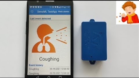 SensiML Analytics Toolkit - Cough Detection - Using Test App