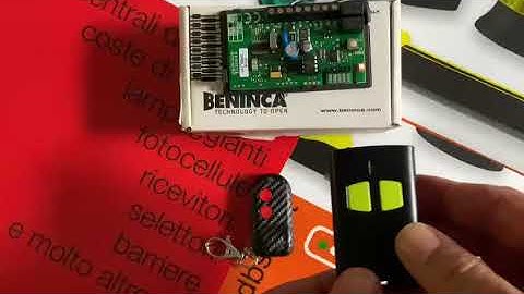 Video programmazione telecomando smile benica rolling code per automazione beninca
