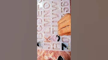 Resin Keychain Tutorial | #art #shorts #trending