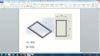 Part Creation and Modification Using Solidworks Equations