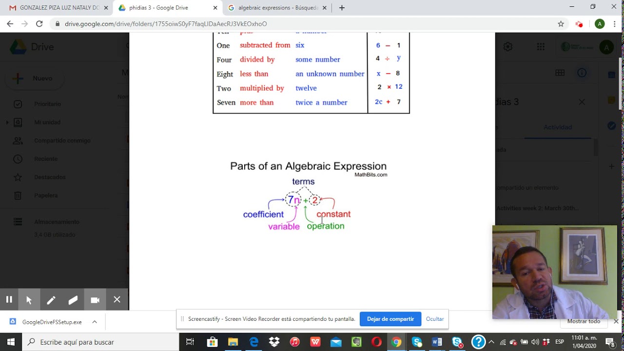 Understanding Algebraic Expressions - YouTube