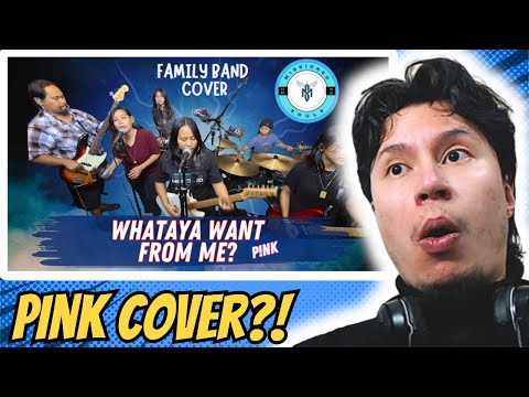 ARTIST REACTION | Whataya Want From Me - P!nk | Missioned Souls | family band studio cover