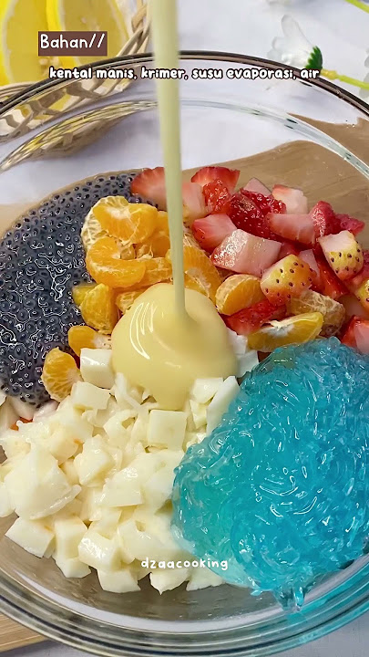 Resep Ximilu | Es Buah Segar ala Hongkong