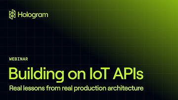 Building on IoT APIs – Real Lessons from Production Architecture