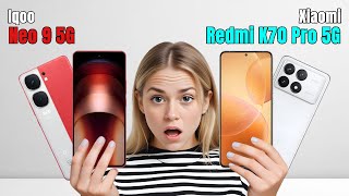 IQOO Neo 9 Vs Xiaomi Redmi K70 Pro || Full Comparison  Which one is Best