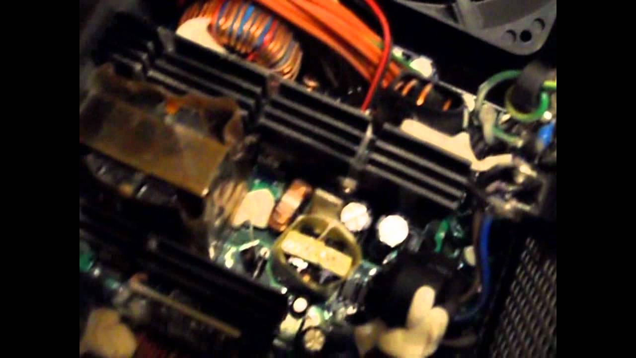 How to take apart power supply PSU cleaning dust leaky capacitors YouTube