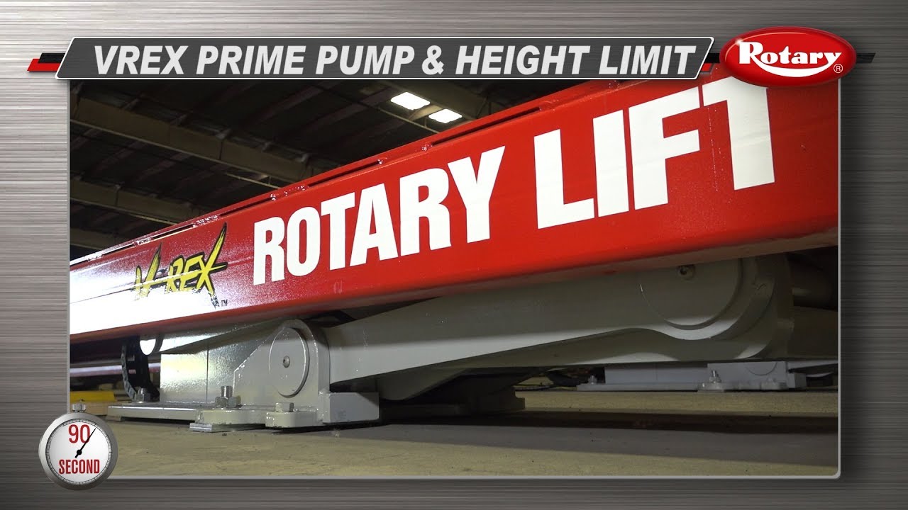90 Second Know How: VREX Prime pump / Setting Height Limit