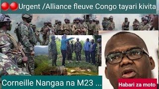 🔴🔴Alliance fleuve Congo /Corneille Nangaa na M23 waanza mipango ya vita