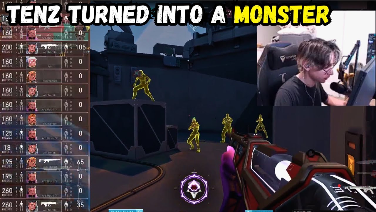 18x ACE OVERKILL - TenZ Let the MONSTER Inside RUN WILD !!