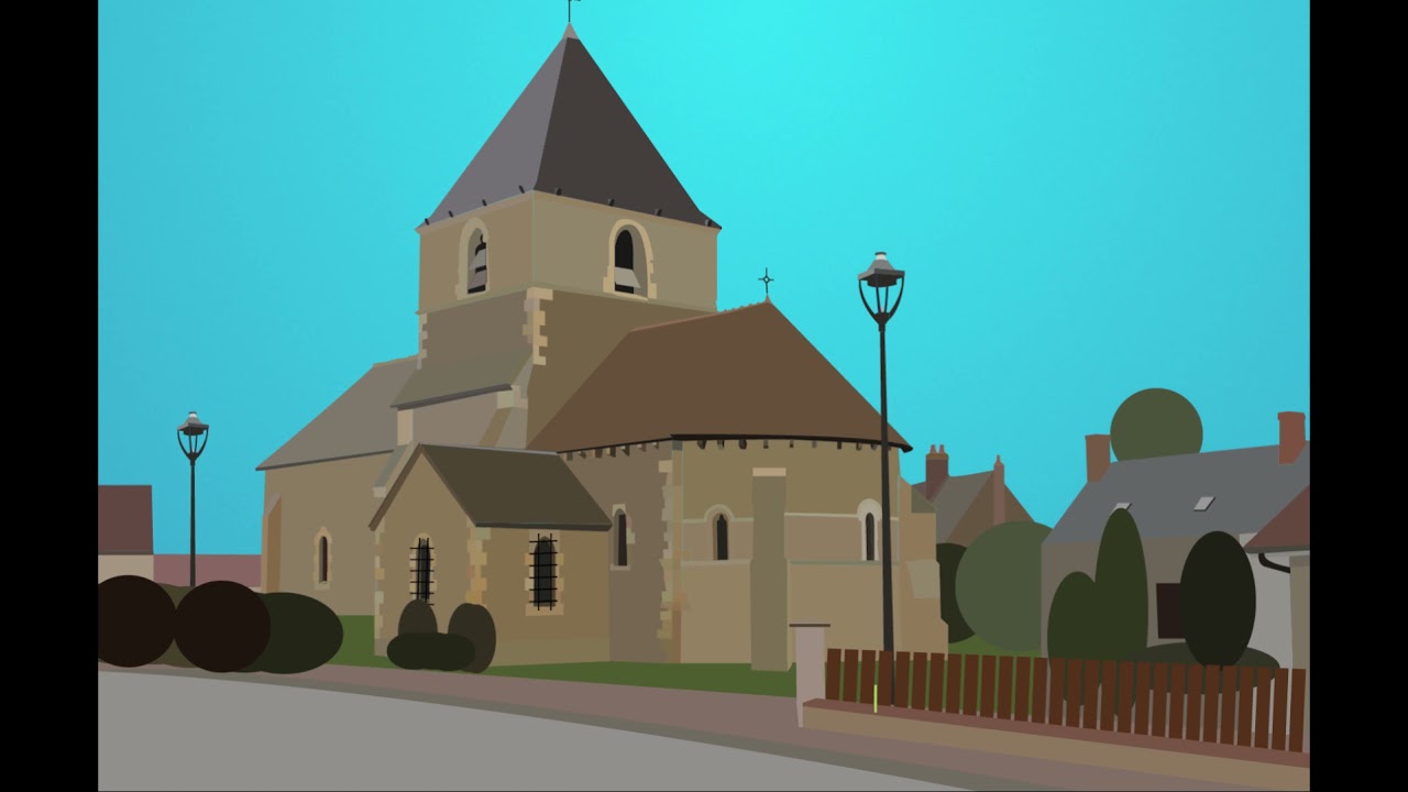 Village de Gimouille - Eglise Saint-Laurent