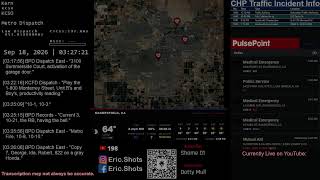 Live Police Scanner | Bakersfield | Night | 09/17/26