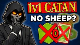 1v1 CATAN - My opponent played with ZERO SHEEP!!!