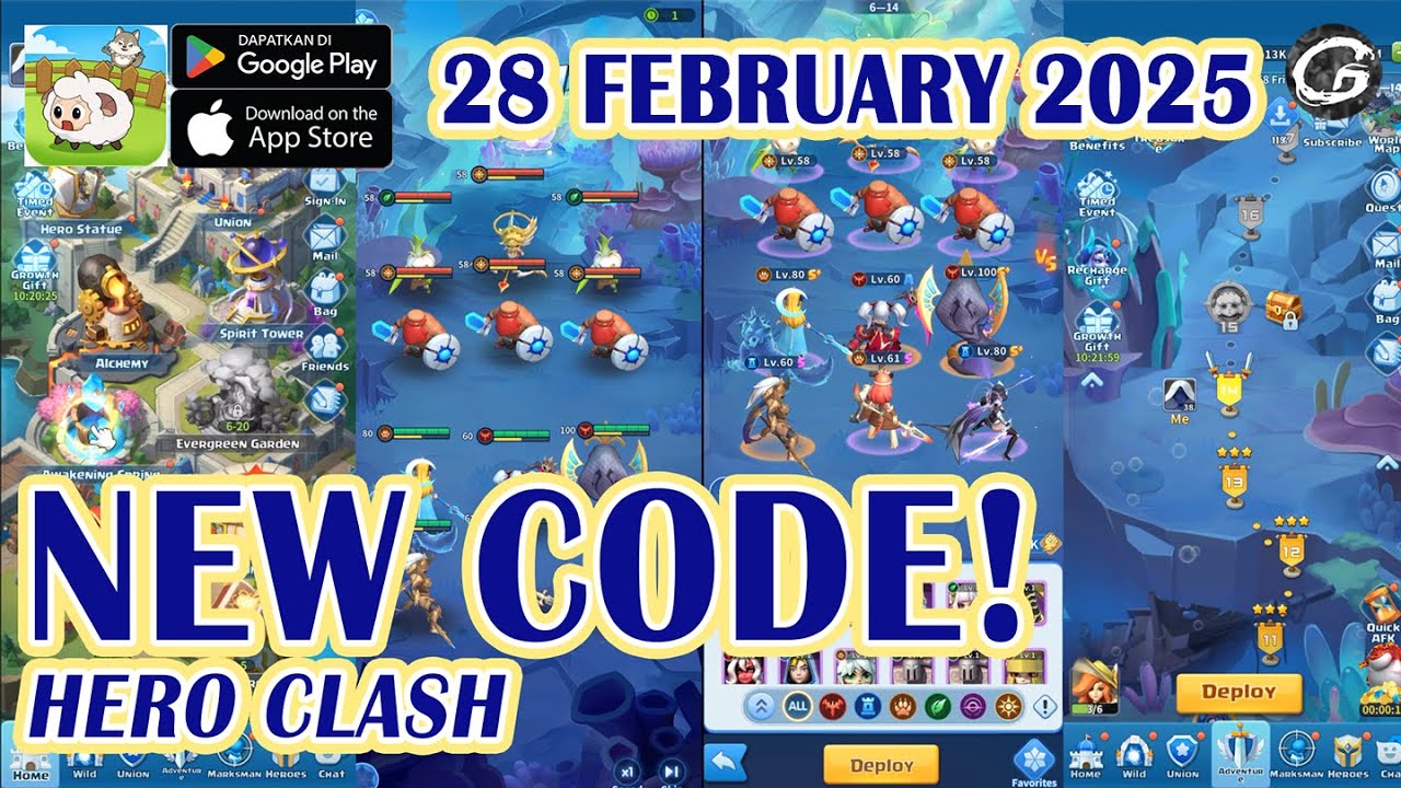 🎁 NEW CODE Hero Clash Giftcode & How to Redeem Code 28 February 2025 ...