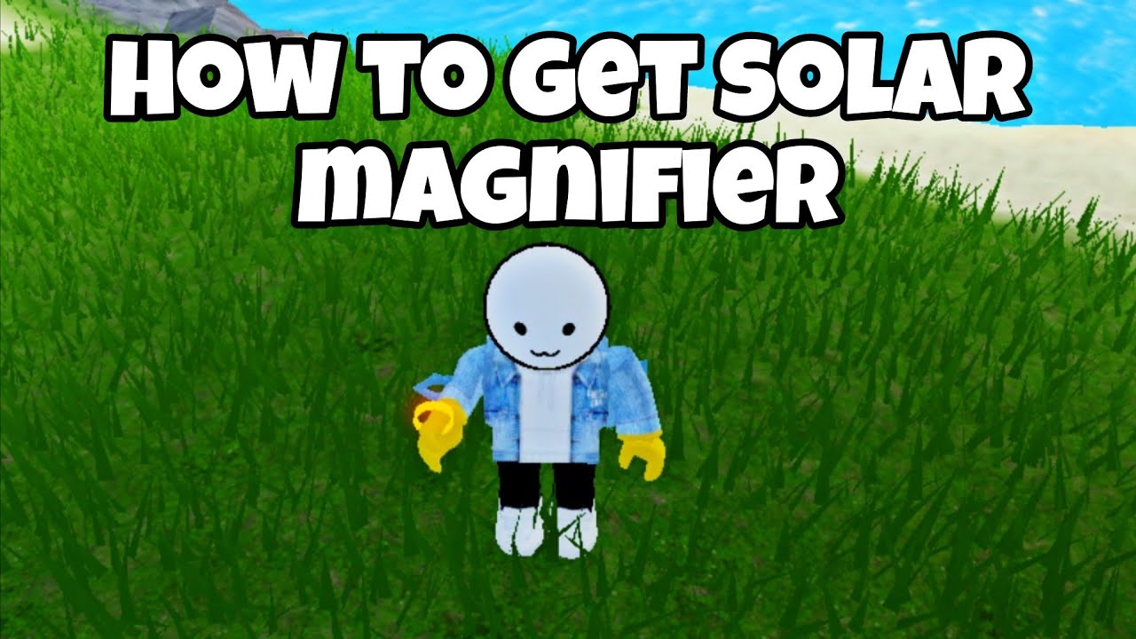 How To Get Solar Magnifier In Prospecting Roblox Solar Magnifier 