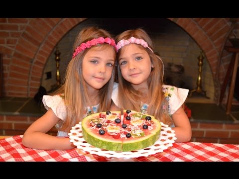 Fruity Pizza- Make EASY, Fun, & Healthy Pizza from Watermelon and other yummy Fruit!!