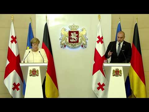 მამუკა ბახტაძისა და ანგელა მერკელის ერთობლივი პრესკონფერენცია