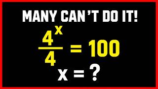 99% Of Students Got This Beautiful Exponential Equation Wrong! CAN YOU SOLVE