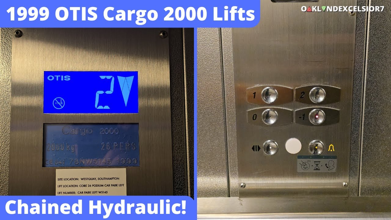 1999 OTIS Cargo 2000 Lifts at Westquay Podium Car Park Southampton