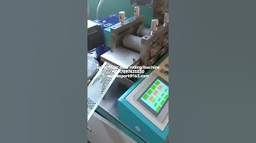 spiral filter core rolling machine