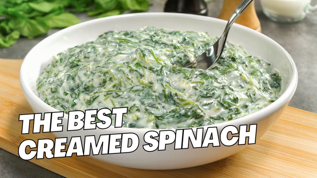 Best CREAMED SPINACH – a Perfect SIDE DISH to Meat or Fish. Recipe by ...