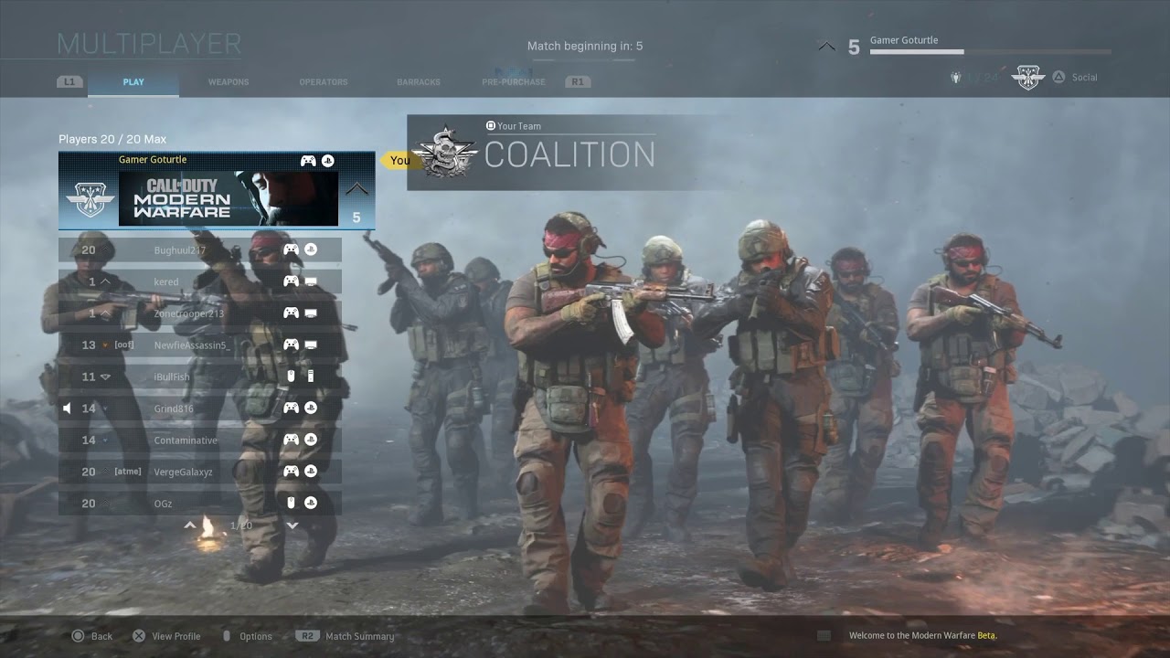 Call of Duty Modern Warfare beta - YouTube